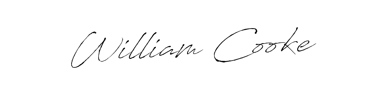 Create a beautiful signature design for name William Cooke. With this signature (Antro_Vectra) fonts, you can make a handwritten signature for free. William Cooke signature style 6 images and pictures png