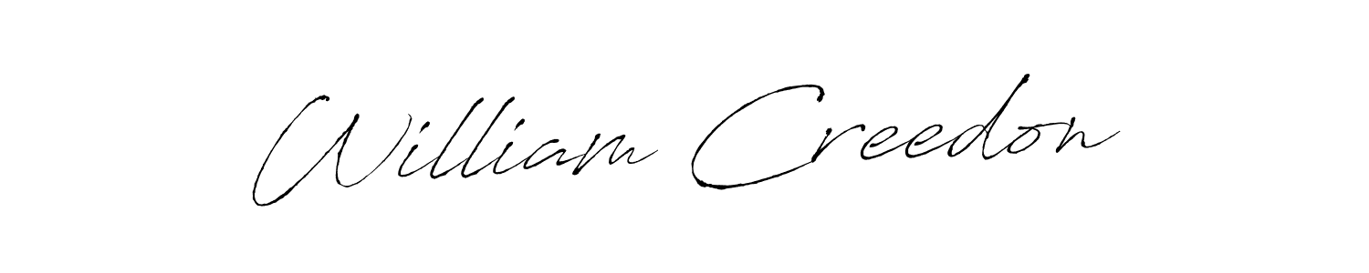 It looks lik you need a new signature style for name William Creedon. Design unique handwritten (Antro_Vectra) signature with our free signature maker in just a few clicks. William Creedon signature style 6 images and pictures png