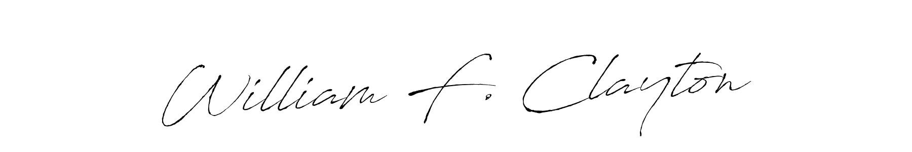 Make a beautiful signature design for name William F. Clayton. Use this online signature maker to create a handwritten signature for free. William F. Clayton signature style 6 images and pictures png