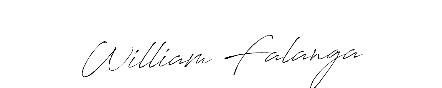 Antro_Vectra is a professional signature style that is perfect for those who want to add a touch of class to their signature. It is also a great choice for those who want to make their signature more unique. Get William Falanga name to fancy signature for free. William Falanga signature style 6 images and pictures png