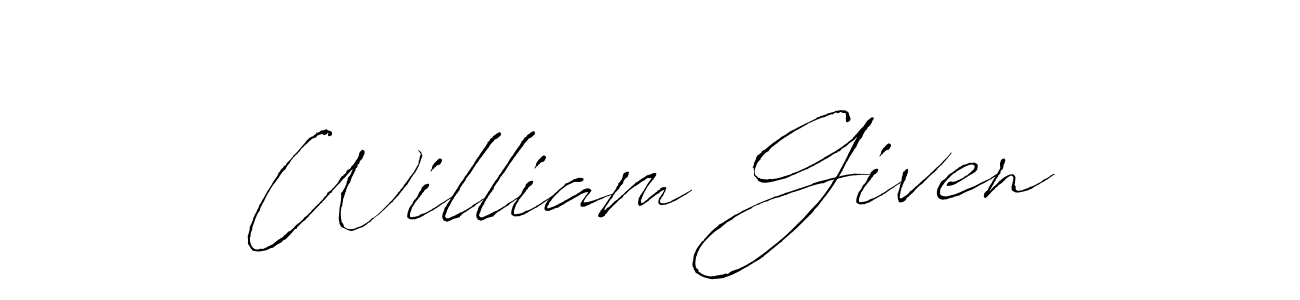 It looks lik you need a new signature style for name William Given. Design unique handwritten (Antro_Vectra) signature with our free signature maker in just a few clicks. William Given signature style 6 images and pictures png