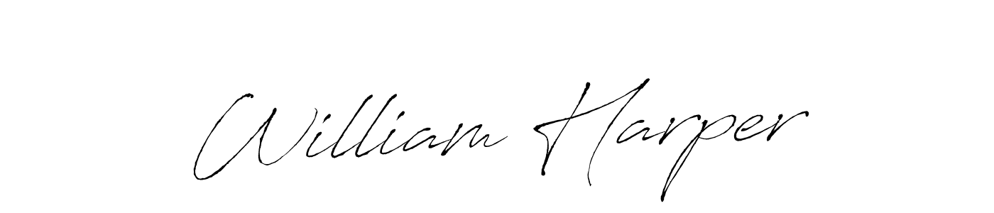 You should practise on your own different ways (Antro_Vectra) to write your name (William Harper) in signature. don't let someone else do it for you. William Harper signature style 6 images and pictures png