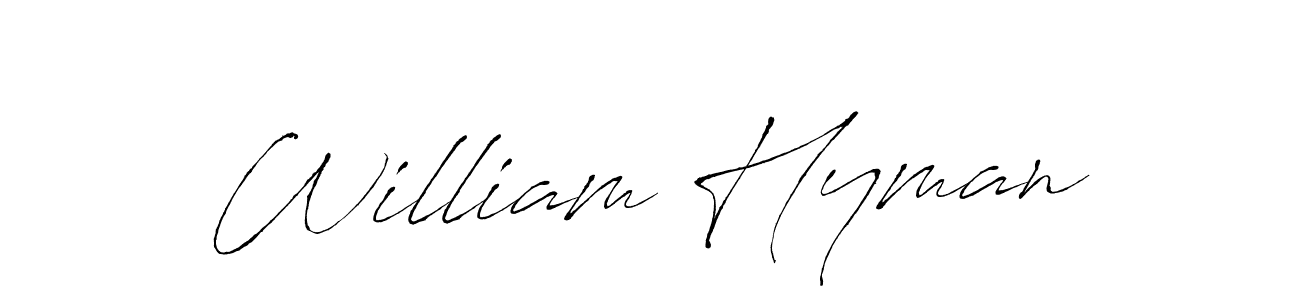 It looks lik you need a new signature style for name William Hyman. Design unique handwritten (Antro_Vectra) signature with our free signature maker in just a few clicks. William Hyman signature style 6 images and pictures png