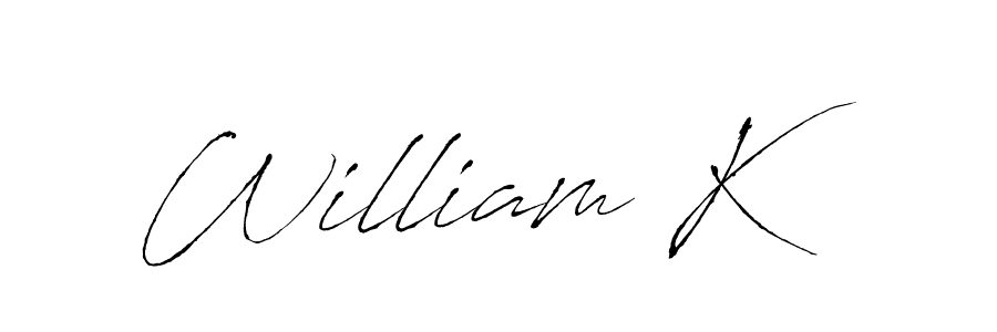 Also You can easily find your signature by using the search form. We will create William K name handwritten signature images for you free of cost using Antro_Vectra sign style. William K signature style 6 images and pictures png
