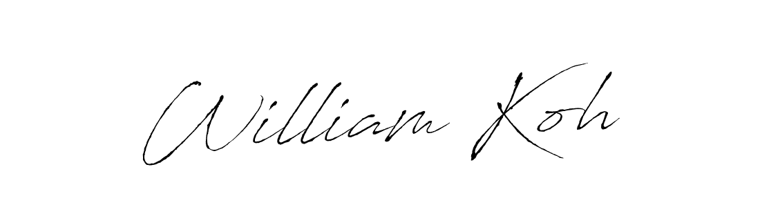 How to Draw William Koh signature style? Antro_Vectra is a latest design signature styles for name William Koh. William Koh signature style 6 images and pictures png