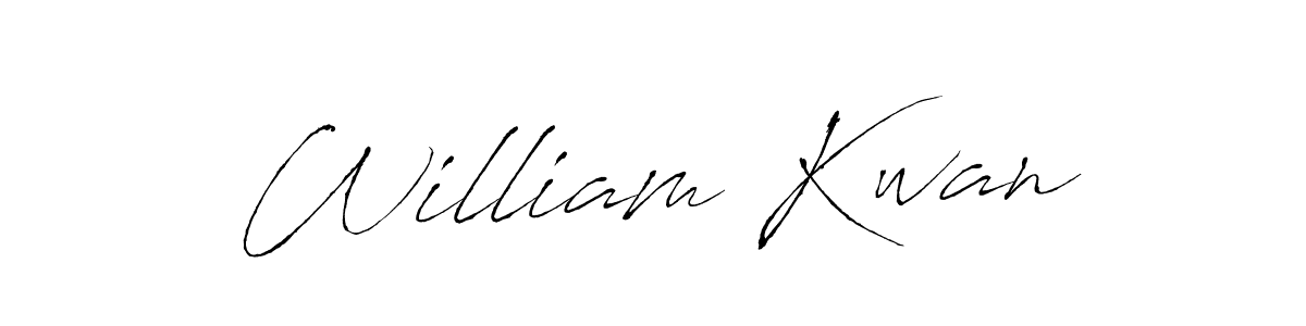 Make a beautiful signature design for name William Kwan. With this signature (Antro_Vectra) style, you can create a handwritten signature for free. William Kwan signature style 6 images and pictures png