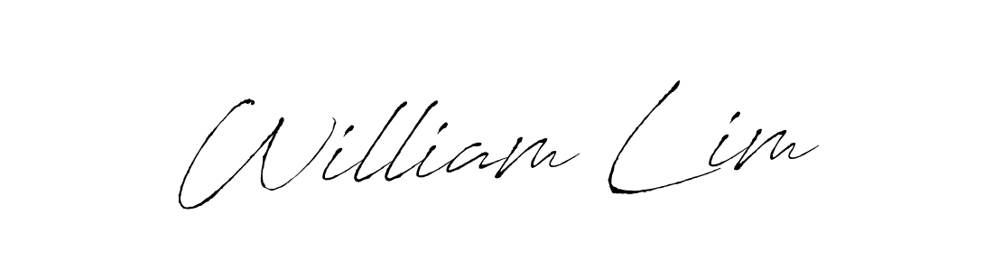 Design your own signature with our free online signature maker. With this signature software, you can create a handwritten (Antro_Vectra) signature for name William Lim. William Lim signature style 6 images and pictures png