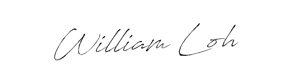 How to make William Loh signature? Antro_Vectra is a professional autograph style. Create handwritten signature for William Loh name. William Loh signature style 6 images and pictures png