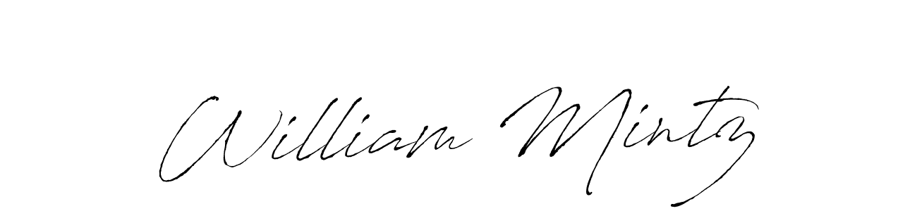 The best way (Antro_Vectra) to make a short signature is to pick only two or three words in your name. The name William Mintz include a total of six letters. For converting this name. William Mintz signature style 6 images and pictures png