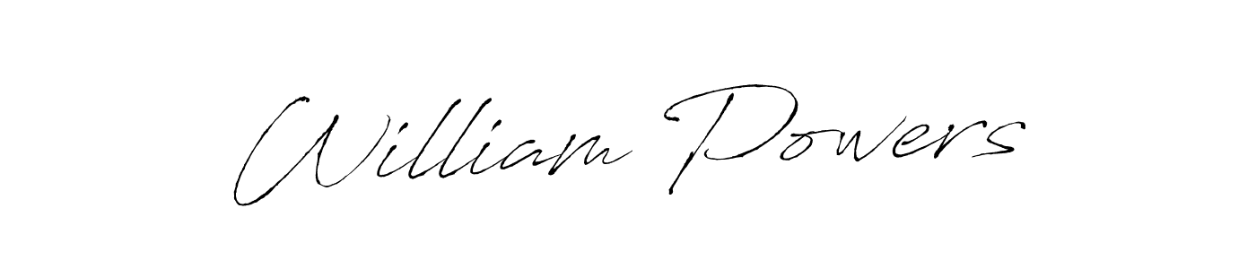 Antro_Vectra is a professional signature style that is perfect for those who want to add a touch of class to their signature. It is also a great choice for those who want to make their signature more unique. Get William Powers name to fancy signature for free. William Powers signature style 6 images and pictures png