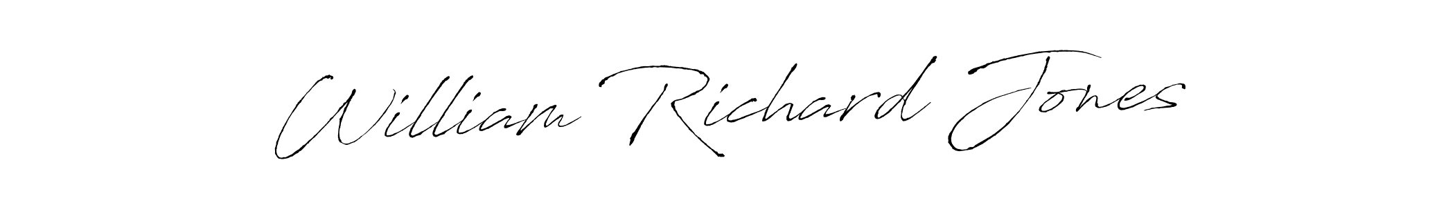 Also we have William Richard Jones name is the best signature style. Create professional handwritten signature collection using Antro_Vectra autograph style. William Richard Jones signature style 6 images and pictures png