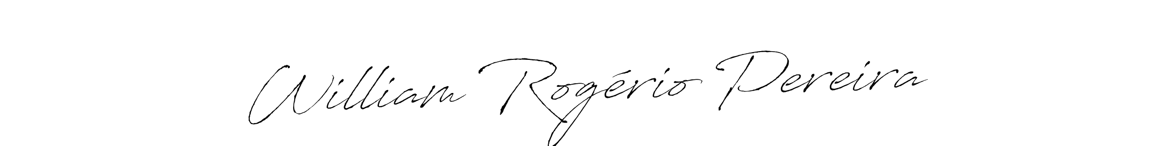 if you are searching for the best signature style for your name William Rogério Pereira. so please give up your signature search. here we have designed multiple signature styles  using Antro_Vectra. William Rogério Pereira signature style 6 images and pictures png