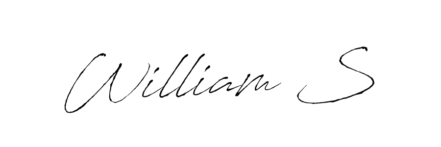 How to Draw William S signature style? Antro_Vectra is a latest design signature styles for name William S. William S signature style 6 images and pictures png