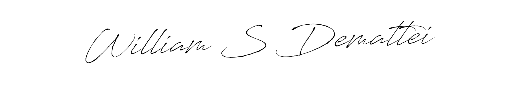 Antro_Vectra is a professional signature style that is perfect for those who want to add a touch of class to their signature. It is also a great choice for those who want to make their signature more unique. Get William S Demattei name to fancy signature for free. William S Demattei signature style 6 images and pictures png