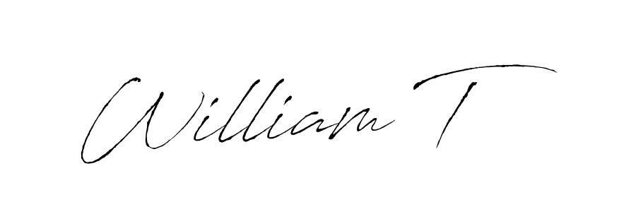 Once you've used our free online signature maker to create your best signature Antro_Vectra style, it's time to enjoy all of the benefits that William T name signing documents. William T signature style 6 images and pictures png