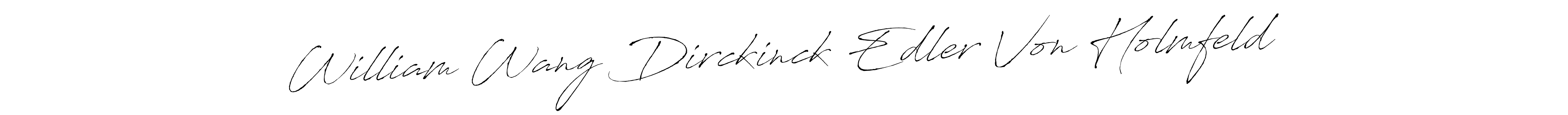 if you are searching for the best signature style for your name William Wang Dirckinck Edler Von Holmfeld. so please give up your signature search. here we have designed multiple signature styles  using Antro_Vectra. William Wang Dirckinck Edler Von Holmfeld signature style 6 images and pictures png