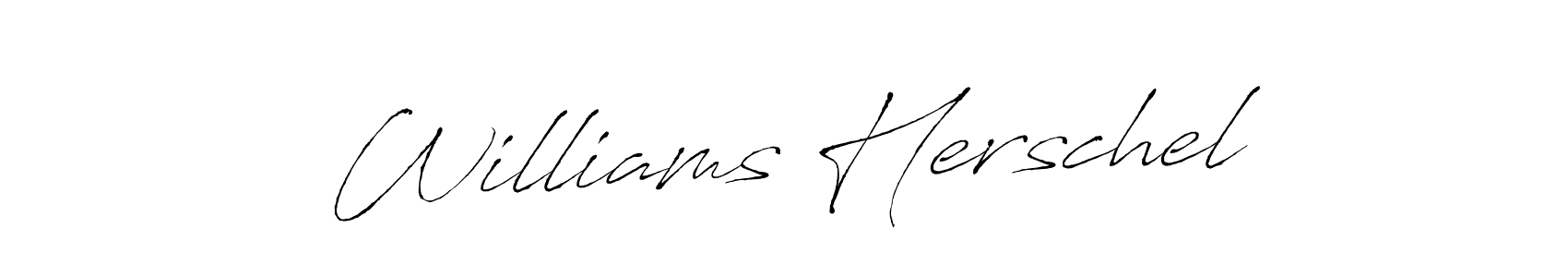 How to make Williams Herschel signature? Antro_Vectra is a professional autograph style. Create handwritten signature for Williams Herschel name. Williams Herschel signature style 6 images and pictures png