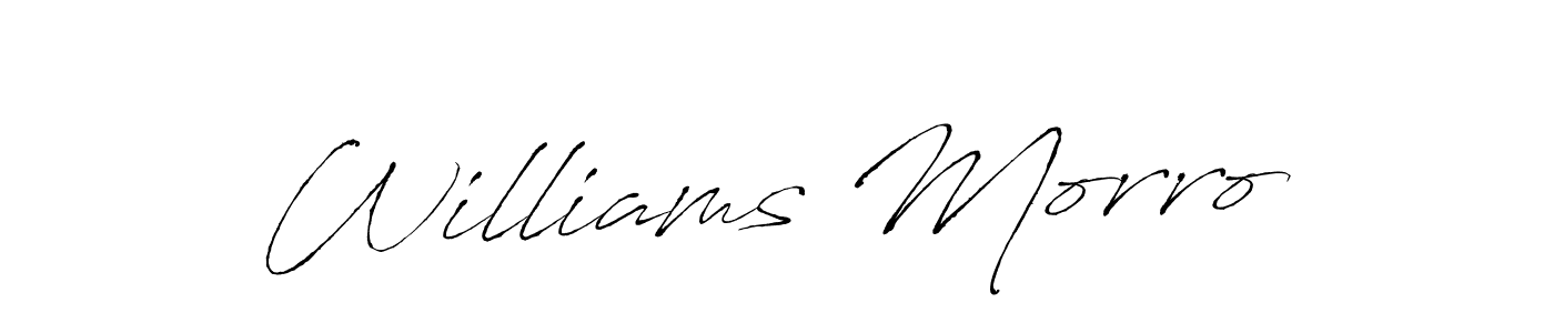 How to Draw Williams Morro signature style? Antro_Vectra is a latest design signature styles for name Williams Morro. Williams Morro signature style 6 images and pictures png