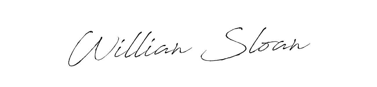 Make a short Willian Sloan signature style. Manage your documents anywhere anytime using Antro_Vectra. Create and add eSignatures, submit forms, share and send files easily. Willian Sloan signature style 6 images and pictures png