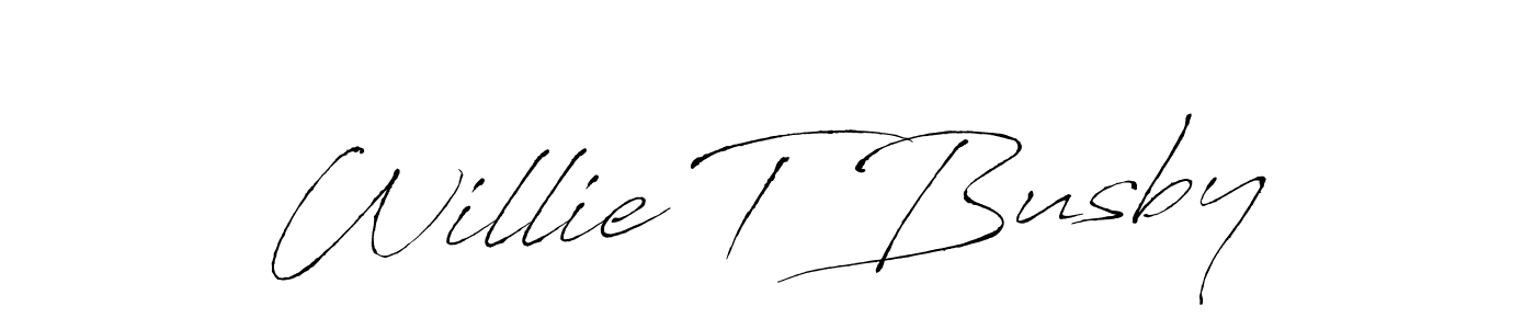 if you are searching for the best signature style for your name Willie T Busby. so please give up your signature search. here we have designed multiple signature styles  using Antro_Vectra. Willie T Busby signature style 6 images and pictures png