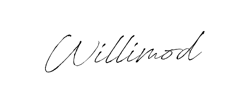 Antro_Vectra is a professional signature style that is perfect for those who want to add a touch of class to their signature. It is also a great choice for those who want to make their signature more unique. Get Willimod name to fancy signature for free. Willimod signature style 6 images and pictures png