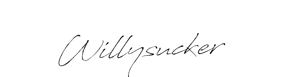 Also we have Willysucker name is the best signature style. Create professional handwritten signature collection using Antro_Vectra autograph style. Willysucker signature style 6 images and pictures png