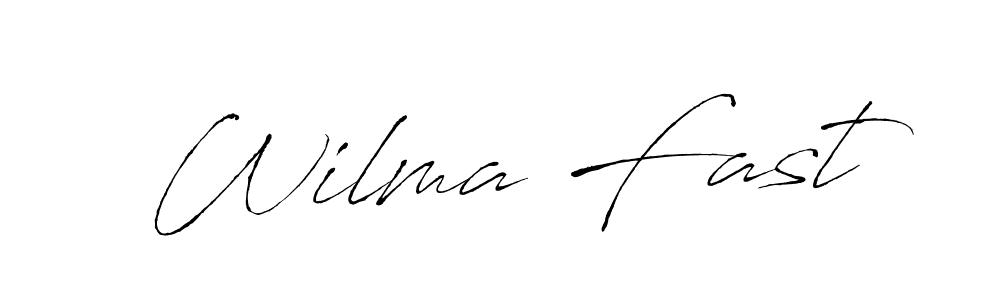Also we have Wilma Fast name is the best signature style. Create professional handwritten signature collection using Antro_Vectra autograph style. Wilma Fast signature style 6 images and pictures png