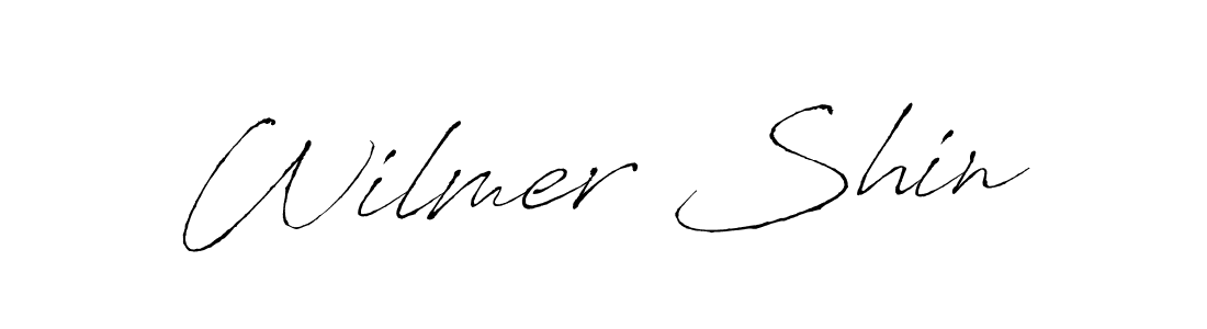 Wilmer Shin stylish signature style. Best Handwritten Sign (Antro_Vectra) for my name. Handwritten Signature Collection Ideas for my name Wilmer Shin. Wilmer Shin signature style 6 images and pictures png