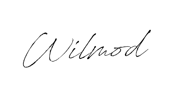 Make a beautiful signature design for name Wilmod. With this signature (Antro_Vectra) style, you can create a handwritten signature for free. Wilmod signature style 6 images and pictures png