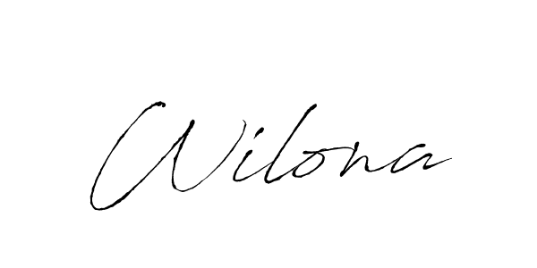 Best and Professional Signature Style for Wilona. Antro_Vectra Best Signature Style Collection. Wilona signature style 6 images and pictures png