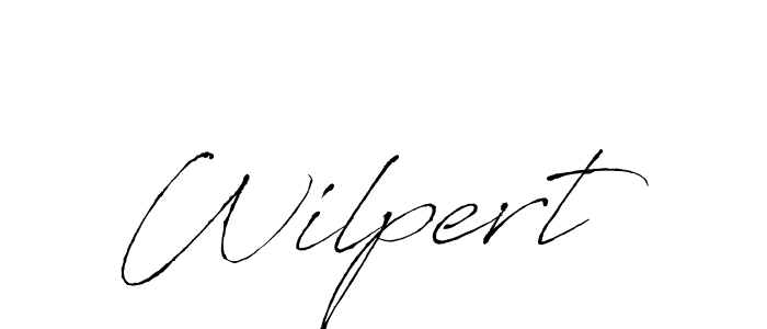Make a beautiful signature design for name Wilpert. With this signature (Antro_Vectra) style, you can create a handwritten signature for free. Wilpert signature style 6 images and pictures png