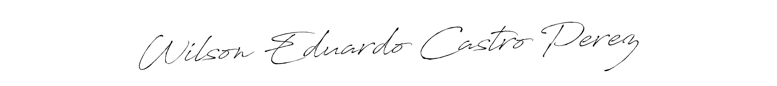 Make a beautiful signature design for name Wilson Eduardo Castro Perez. Use this online signature maker to create a handwritten signature for free. Wilson Eduardo Castro Perez signature style 6 images and pictures png