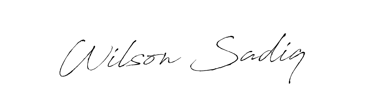 You should practise on your own different ways (Antro_Vectra) to write your name (Wilson Sadiq) in signature. don't let someone else do it for you. Wilson Sadiq signature style 6 images and pictures png