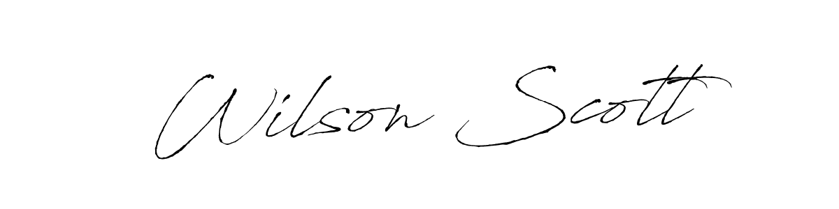 Make a beautiful signature design for name Wilson Scott. Use this online signature maker to create a handwritten signature for free. Wilson Scott signature style 6 images and pictures png