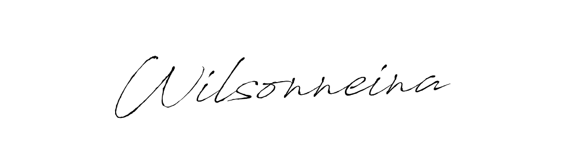 Use a signature maker to create a handwritten signature online. With this signature software, you can design (Antro_Vectra) your own signature for name Wilsonneina. Wilsonneina signature style 6 images and pictures png