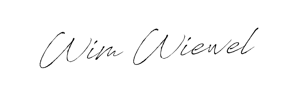 Use a signature maker to create a handwritten signature online. With this signature software, you can design (Antro_Vectra) your own signature for name Wim Wiewel. Wim Wiewel signature style 6 images and pictures png