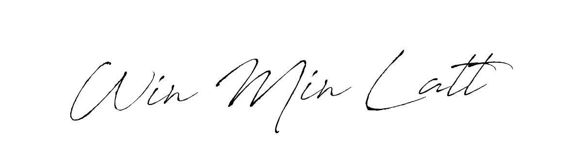 if you are searching for the best signature style for your name Win Min Latt. so please give up your signature search. here we have designed multiple signature styles  using Antro_Vectra. Win Min Latt signature style 6 images and pictures png