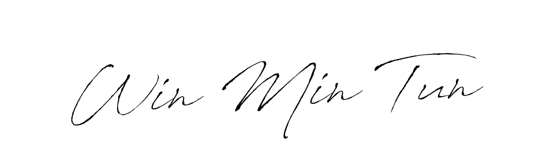 Make a short Win Min Tun signature style. Manage your documents anywhere anytime using Antro_Vectra. Create and add eSignatures, submit forms, share and send files easily. Win Min Tun signature style 6 images and pictures png