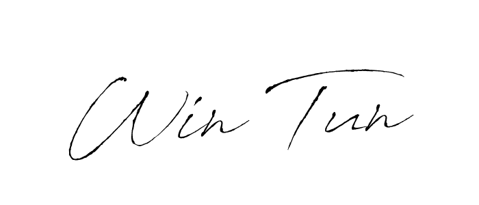 Make a beautiful signature design for name Win Tun. Use this online signature maker to create a handwritten signature for free. Win Tun signature style 6 images and pictures png