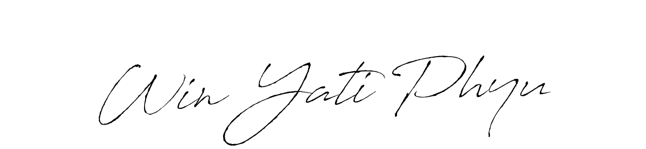 See photos of Win Yati Phyu official signature by Spectra . Check more albums & portfolios. Read reviews & check more about Antro_Vectra font. Win Yati Phyu signature style 6 images and pictures png