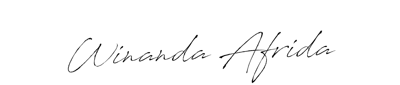 Similarly Antro_Vectra is the best handwritten signature design. Signature creator online .You can use it as an online autograph creator for name Winanda Afrida. Winanda Afrida signature style 6 images and pictures png