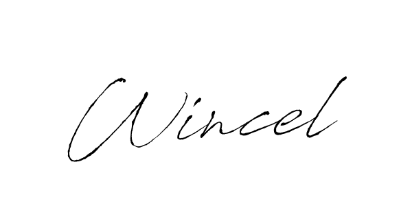 Antro_Vectra is a professional signature style that is perfect for those who want to add a touch of class to their signature. It is also a great choice for those who want to make their signature more unique. Get Wincel name to fancy signature for free. Wincel signature style 6 images and pictures png