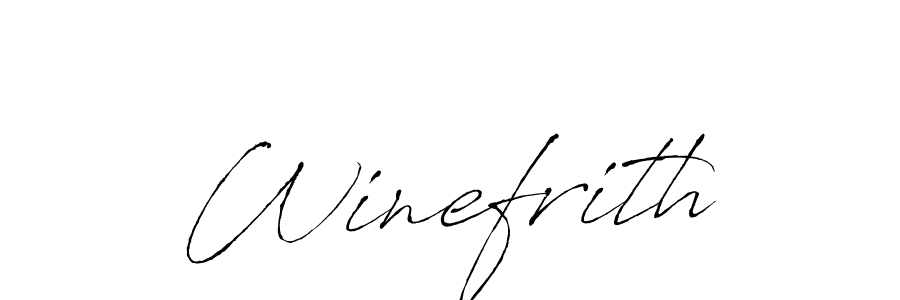 Create a beautiful signature design for name Winefrith. With this signature (Antro_Vectra) fonts, you can make a handwritten signature for free. Winefrith signature style 6 images and pictures png