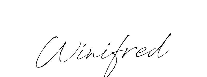 Antro_Vectra is a professional signature style that is perfect for those who want to add a touch of class to their signature. It is also a great choice for those who want to make their signature more unique. Get Winifred name to fancy signature for free. Winifred signature style 6 images and pictures png