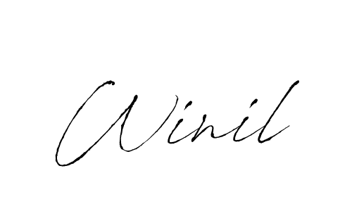 Once you've used our free online signature maker to create your best signature Antro_Vectra style, it's time to enjoy all of the benefits that Winil name signing documents. Winil signature style 6 images and pictures png