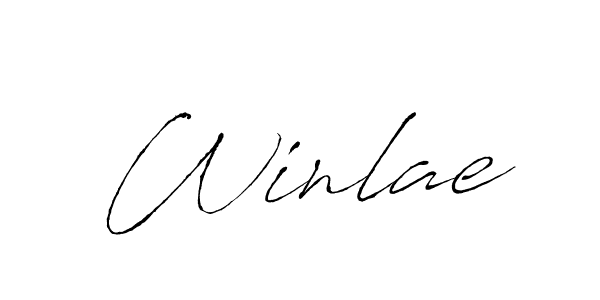 Design your own signature with our free online signature maker. With this signature software, you can create a handwritten (Antro_Vectra) signature for name Winlae. Winlae signature style 6 images and pictures png