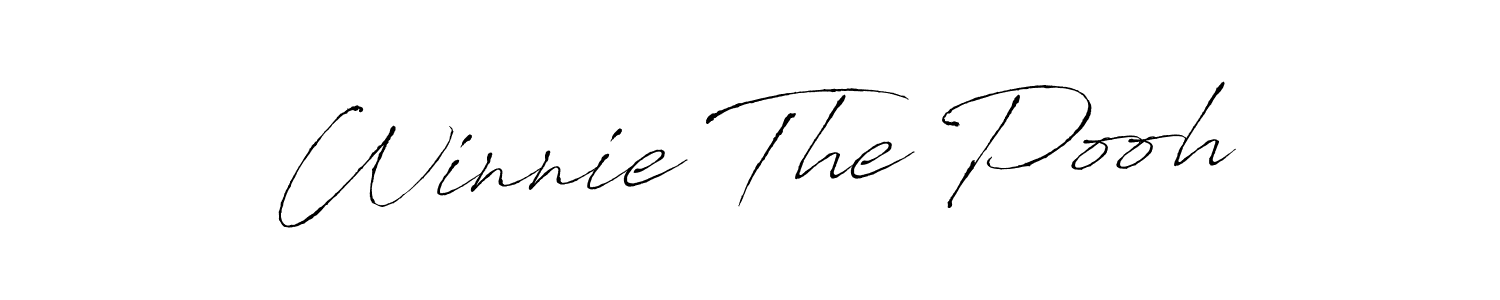 Similarly Antro_Vectra is the best handwritten signature design. Signature creator online .You can use it as an online autograph creator for name Winnie The Pooh. Winnie The Pooh signature style 6 images and pictures png