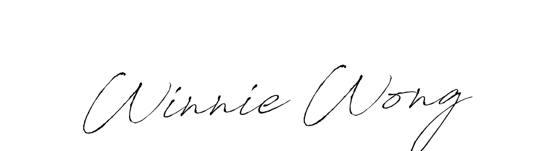 Design your own signature with our free online signature maker. With this signature software, you can create a handwritten (Antro_Vectra) signature for name Winnie Wong. Winnie Wong signature style 6 images and pictures png