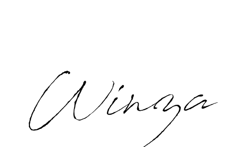 Also You can easily find your signature by using the search form. We will create Winza name handwritten signature images for you free of cost using Antro_Vectra sign style. Winza signature style 6 images and pictures png