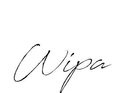 Antro_Vectra is a professional signature style that is perfect for those who want to add a touch of class to their signature. It is also a great choice for those who want to make their signature more unique. Get Wipa name to fancy signature for free. Wipa signature style 6 images and pictures png